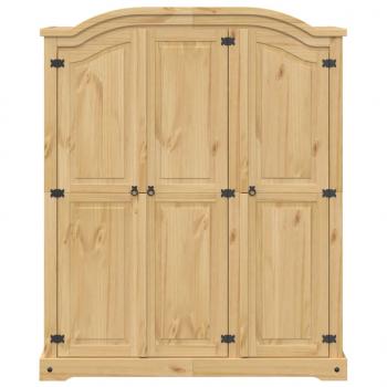 Kleiderschrank Corona 151,5x52x186 cm Massivholz Kiefer