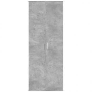 Highboard Betongrau 70x35x180 cm Holzwerkstoff