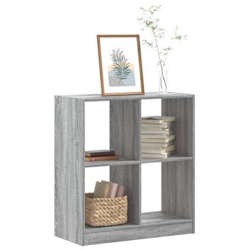 ARDEBO.de - Bücherregal Grau Sonoma 68,5x32x75 cm Holzwerkstoff
