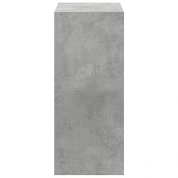 Bücherregal Betongrau 68,5x32x75 cm Holzwerkstoff