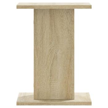 Lautsprecherständer 2Stk. Sonoma-Eiche 30x30x40cm Holzwerkstoff
