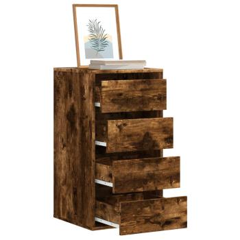 ARDEBO.de - Kommode Räuchereiche 40x41x76 cm Holzwerkstoff