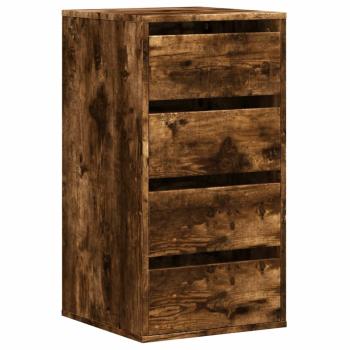 Kommode Räuchereiche 40x41x76 cm Holzwerkstoff