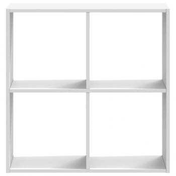 Bücherregal Weiß 68,5x32x68,5 cm Holzwerkstoff