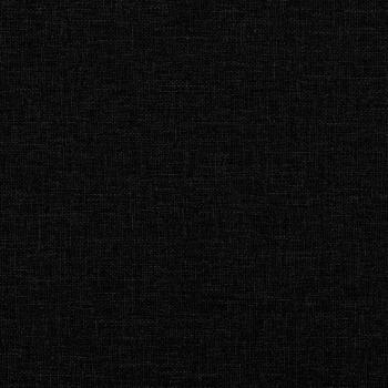 Boxspringbett mit Matratze Schwarz 120x190 cm Stoff