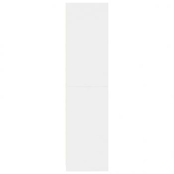 Kleiderschrank Weiß 50x50x200 cm Holzwerkstoff