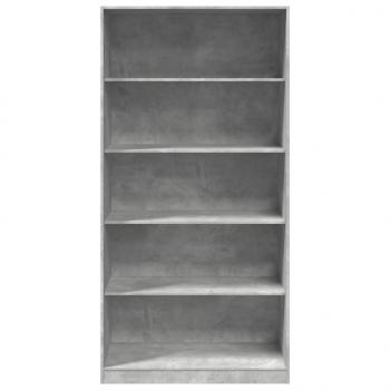 Kleiderschrank Betongrau 100x50x200 cm Holzwerkstoff