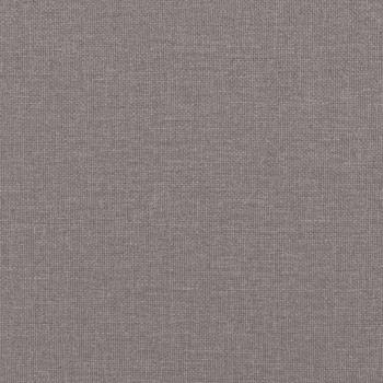 Boxspringbett mit Matratze Taupe 200x200 cm Stoff