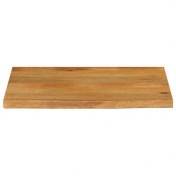 ARDEBO.de - Tischplatte mit Baumkante 70x60x3,8 cm Massivholz Mango