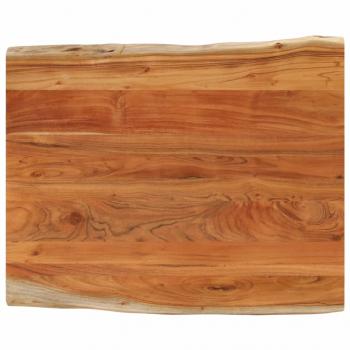 ARDEBO.de - Tischplatte 90x80x3,8 cm Rechteckig Massivholz Akazie Baumkante