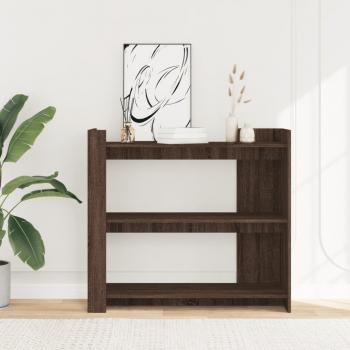 Konsolentisch Braun Eichen-Optik 100x35x90 cm Holzwerkstoff