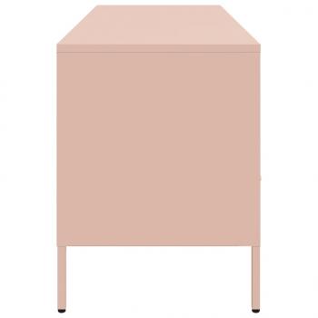 TV-Schrank Rosa 100,5x39x50,5 cm Stahl