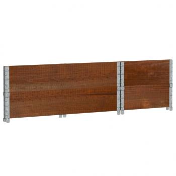 Pflanzkasten Braun 100x50 cm Massivholz Kiefer