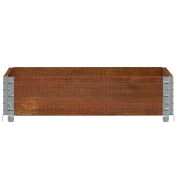 Pflanzkasten Braun 80x60 cm Massivholz Kiefer