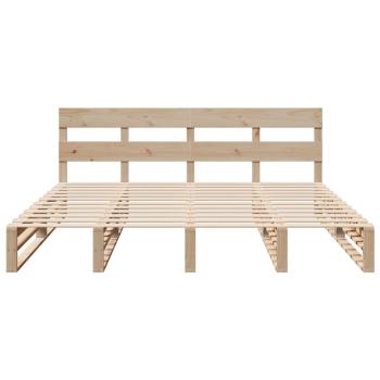 Massivholzbett ohne Matratze 200x200 cm Kiefer
