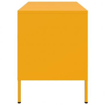 TV-Schränke 2 Stk. Senfgelb 68x39x50,5 cm Stahl