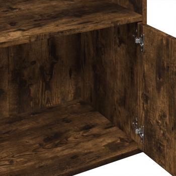 Bücherregal Räuchereiche 100x36x189 cm Holzwerkstoff