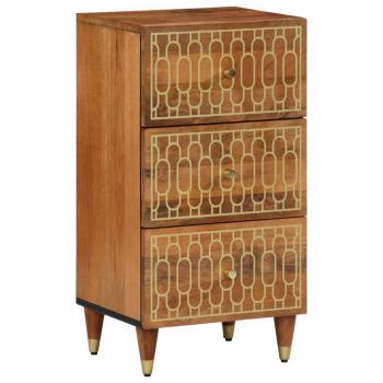 ARDEBO.de - Beistellschrank 40x33x75 cm Massivholz Mango
