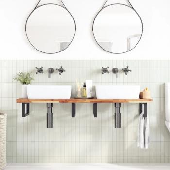 ARDEBO.de - Tischplatte 120x40x4 cm Rechteckig Massivholz Akazie