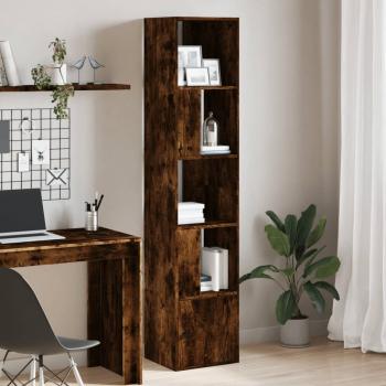 ARDEBO.de - Bücherregal Räuchereiche 40x36x189 cm Holzwerkstoff