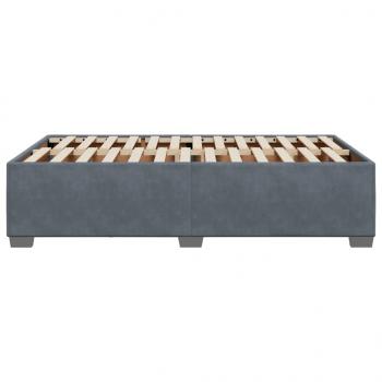 Bettgestell Dunkelgrau 120x190 cm Samt
