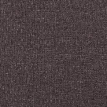 Boxspringbett mit Matratze Dunkelbraun 180x200 cm Stoff