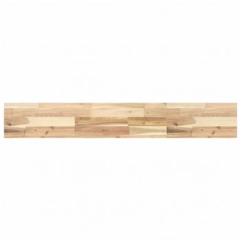 Schweberegal 140x20x4 cm Massivholz Akazie Unbehandelt