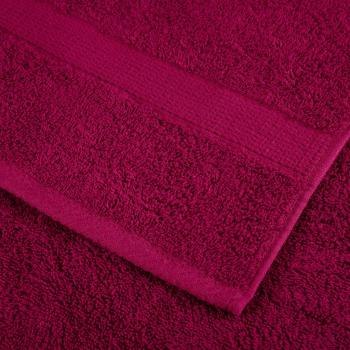 Premium-Saunatücher SOLUND 4 Stk Bordeaux 80x200 cm 600 g/m²