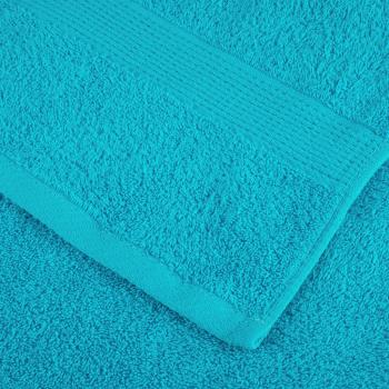 Premium-Seiftücher SOLUND 10 Stk. Türkis 30x30 cm 600 g/m²