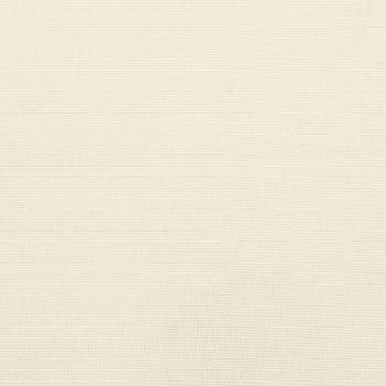 Palettenkissen Creme 70x40x12 cm Stoff