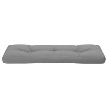 Palettenkissen Grau 120x40x12 cm Stoff