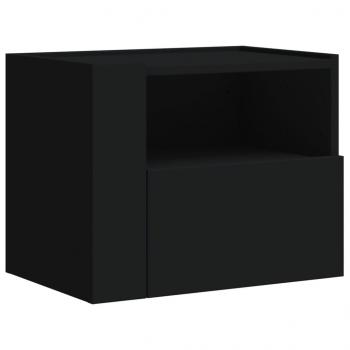 Wand-Nachttische 2 Stk. Schwarz 45x30x35 cm