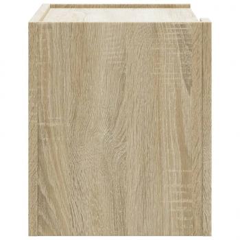 Wand-Nachttische 2 Stk. Sonoma-Eiche 45x30x35 cm