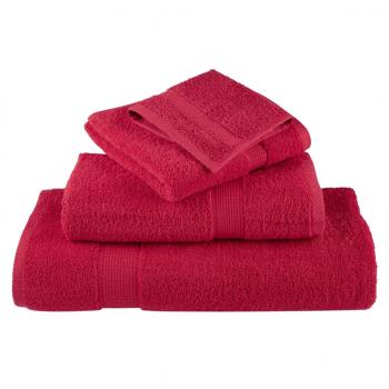 Premium-Handtücher SOLUND 2 Stk. Rot 100x200 cm 600 g/m²