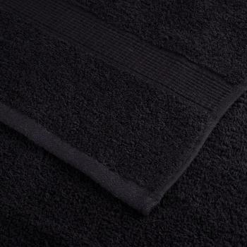 Premium-Handtücher SOLUND 10 Stk. Schwarz 100x200 cm 600 g/m²