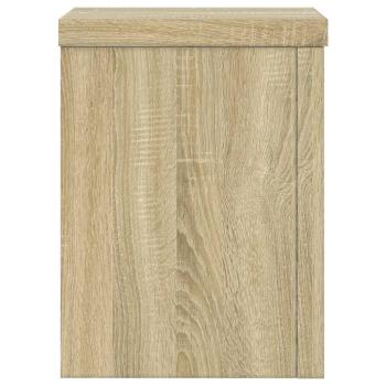 Pflanzenständer 2 Stk. Sonoma-Eiche 15x15x20 cm Holzwerkstoff