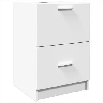 Waschbeckenunterschrank Weiß 40x37x59 cm Holzwerkstoff