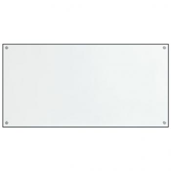 Küchenrückwände 2 Stk. Transparent 80x60 cm Hartglas
