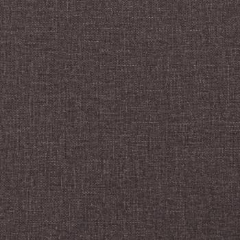 Boxspringbett mit Matratze Dunkelbraun 180x200 cm Stoff