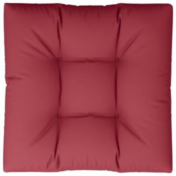 ARDEBO.de - Palettenkissen Weinrot 70x70x12 cm Stoff