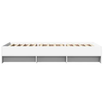 Bettgestell Weiß 90x190 cm Holzwerkstoff