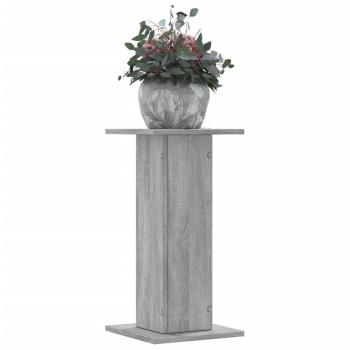 ARDEBO.de - Pflanzenständer 2 Stk. Grau Sonoma 30x30x60 cm Holzwerkstoff