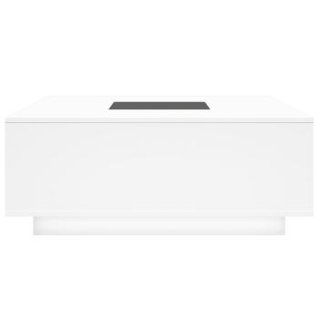 Couchtisch mit Infinity-LED Weiß 100x100x40 cm