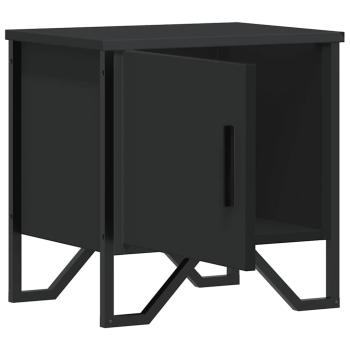 Nachttische 2 Stk. Schwarz 40x30x40 cm Holzwerkstoff