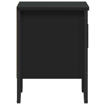 Nachttische 2 Stk. Schwarz 40x30x40 cm Holzwerkstoff