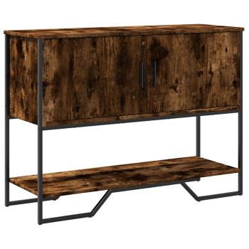 ARDEBO.de - Konsolentisch Räuchereiche 100x35x74,5 cm Holzwerkstoff