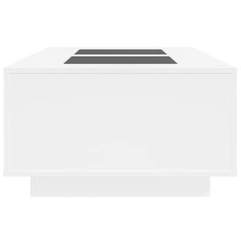 Couchtisch mit Infinity-LED Weiß 116x69x40 cm