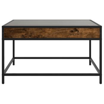 Couchtisch mit Infinity-LED Räuchereiche 70x50x41 cm