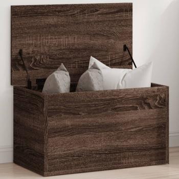 ARDEBO.de - Truhe Braun Eichen-Optik 60x35x35 cm Holzwerkstoff