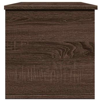 Truhe Braun Eichen-Optik 102x35x35 cm Holzwerkstoff